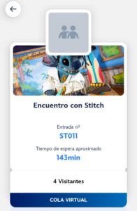 fila virtual disneyland paris